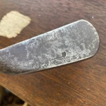 Tom Stewart Antique Hickory Shaft Mid Iron Pipe Mark Dot Face Niblick 32". Fixed Price $129.30.