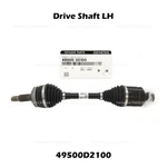Genuine Drive Shaft Lh 49500D2100 For Hyundai Genesis Kia K900. Fixed Price $364.00.