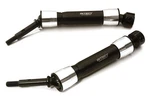 Carbon Steel Universal Shaft (2) For Traxxas 1/10 Slash & Stampede 4WD. Fixed Price $13.65.