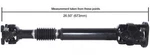Drive SHAFT-4WD, Auto Trans, E4OD Cardone 65-9660 Reman Fits 1990 Ford Bronco. Fixed Price $800.47.