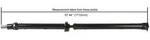 Rear Driveshaft For 2010-2014 Subaru Outback 2.5L H4 2011 2012 2013 Cardone. Fixed Price $638.98.