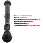 Driveshaft Prop For Volkswagen Touareg 2011-2015 95842101003 95842101004 671MM. Fixed Price $111.22.