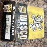 Nos Wesco N3012G Universal Joint F+s!. Fixed Price $55.45.