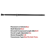 Rear Drive Shaft Fits Ford Explorer 2011-2015 8G1Z4R602B FG1Z4R602A 936-847. Fixed Price $210.73.