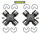 2 Premium Driveshaft Universal Joint Front Center Rear Moog Greasable New. Fixed Price $61.11.