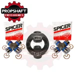 Cv Driveshaft Center Yoke 3-26-757 & 2X 1350 Series Spicer U Joints 5-178X. Fixed Price $123.30.