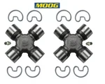 2 Premium Driveshaft Universal Joint Front Center Rear Moog Greasable New. Fixed Price $49.99.
