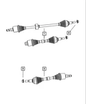 Genuine Mopar Front Drive Shaft Right Remanufactured R5273558AG. Fixed Price $353.80.