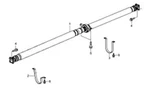 Rear Drive Shaft/prop Oem 16-22 Honda Pilot 1YR Wrnty. Fixed Price $100.00.
