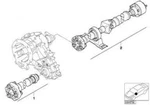 1) Bmw Oem 26101229720 Used Drive Shaft Rear Auto M52 M62 E53 3.0I 4.4I 4.6I. Fixed Price $358.80.