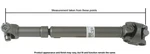 Front Cardone Drive Shaft For K10, K20, K5 Blazer, Jimmy, (65-9334). Fixed Price $540.39.