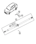 Genuine Mopar Drive Shaft Bearing Kit 68267925AA. Fixed Price $23.94.