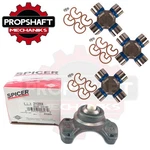 Front 1310 Spicer U-joint 5-153X X3 + Socket Yoke 211355X Fits Jeep Xj Tj. Fixed Price $149.90.