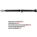 Rear Driveshaft Assembly For Land Rover Range Sport 2013 2014-2016. Fixed Price $226.70.