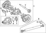 Genuine Mercedes-benz Axle Shaft 465-350-94-00. Fixed Price $684.00.