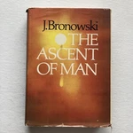 Vintage 1973 The Ascent Of Man Bronowski Orange Hc Dj Little Brown Usa Science. Fixed Price $24.99.