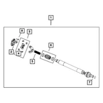 For Ram 3500 2021-2024 Mopar 68368120AE Front Driveshaft. Fixed Price $506.01.
