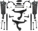 Replacement Parts Fits 06-10 Jeep Commander Control Arms Tie Rods Sway Bar. Fixed Price $898.00.