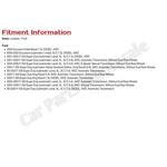 Driveshaft 99-01 Ford F-350 F-250 Sd 7.3L Diesel 4WD With Single Rear Wheel. Fixed Price $176.37.