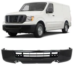 Black Steel Front Bumper Face Bar For 2012-2021 Nissan NV1500 NV2500 NV3500. Fixed Price $419.00.