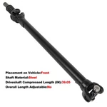 Front Driveshaft For Chevrolet Silverado 2500 3500 Hd 01-07 Gmc 65-9520 15182094. Fixed Price $118.32.