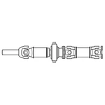 For Toyota Cressida 1985 1986 Rear Driveshaft Prop. Fixed Price $493.41.
