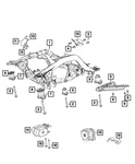 Genuine Mopar Cradle Isolator 5181818AA. Fixed Price $81.54.