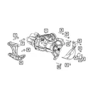 Genuine Mopar Power Transfer Unit Bracket 4787952AA. Fixed Price $103.67.