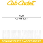Cub Cadet 918-3093 Drive Shaft Assembly 27.125 Gt 3240 3235 3225 3206 3204 3200. Fixed Price $296.44.
