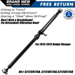 Oem Rear Drive Shaft Assembly For 2015-2023 Dodge Charger Rwd 8 Speed 52123977AG. Fixed Price $329.99.