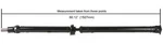 Rear Driveshaft For 2008-2011 Subaru Impreza 2.5L H4 2010 2009 Cardone 65-7027. Fixed Price $638.98.