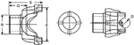 Dana 3-4-13761-1 1350 Series Drive Shaft End Yoke Select 98-05 Ford Models. Fixed Price $416.99.