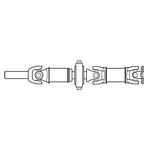 For Nissan 240SX 1989 1990 1991 1992 1993 Rear Driveshaft Prop. Fixed Price $661.41.