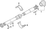 Genuine Nissan Drive Shaft 37000-6GP0C. Fixed Price $1201.02.