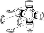 Dana 5-3216X Universal Joint For 72-95 B1600 B1800 B2000 B2200 B2600 Courier Mpv. Fixed Price $86.99.