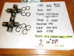 (two) Cmp 1604 U-joints $25.00 $12.50 Ea.= Free Shipping (gmb 220-0011). Fixed Price $25.00.