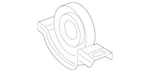 Genuine Mercedes-benz Center Support Bearing 205-410-81-01. Fixed Price $49.40.