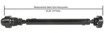 Shaft-driveshaft / Prop Cardone 65-9326 Reman Fits 2002 Jeep Liberty. Fixed Price $624.57.