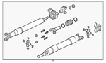 Genuine Ford Drive Shaft HC3Z-4R602-EN. Fixed Price $574.40.