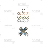 Dana Spicer Ujoint Kit (premium Spl 1310) Greaseable 5-1310-1X. Fixed Price $45.02.