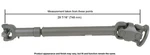 Front Cardone Drive Shaft For K10, K20, K5 Blazer, Jimmy, K1500, K2500 (65-9337). Fixed Price $540.39.