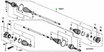 Oem Driveshaft Assy R&l Set Genuine Honda S2000 AP2 42310-S2A-951/42311-S2A-951. Fixed Price $3388.05.