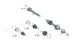 Genuine Mercedes-benz Side Shaft 177-330-20-00. Fixed Price $943.55.