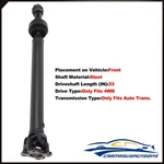 New Front Drive Shaft Fit For 2005 Ram 1500 Slt W/rumblebee Package 4WD 65-9198. Fixed Price $105.07.