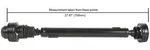 Drive SHAFT-4WD Cardone 65-9324 Reman Fits 2005 Jeep Liberty. Fixed Price $792.99.
