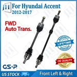 Oe Front Pair Cv Axle Shaft Set For 2012-2017 Hyundai Accent L4 1.6L Fwd Auto. Fixed Price $166.44.
