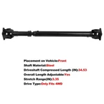 Front Drive Shaft Ford Expedition F-150 1997-2003 V8 4.6L 4WD F65Z4A376BA. Fixed Price $103.63.