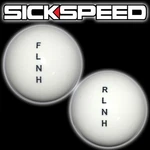 White Ol' Skool Shift Transfer Case Knob Set For Atlas/currie Transmission. Fixed Price $46.88.