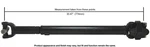 Drive Shaft Front Cardone For 1990-1998 Jeep Cherokee 4L L6. Fixed Price $571.93.