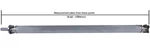 Oem Cardone 652009 Aluminum Drive Shaft 5L3Z4602DB, 7L3Z4602D, 8L3Z4602D. Fixed Price $299.00.